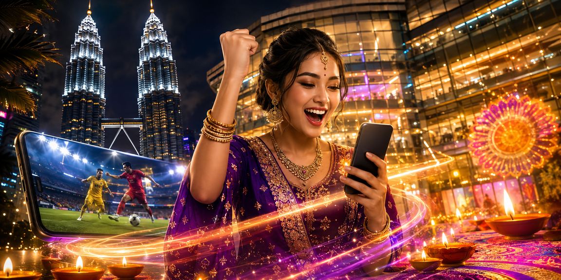 Kuala Lumpur users logging in to their mahjong account via smartphone